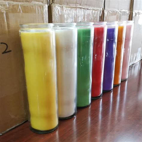 7-Day Glass Jar Candles (Mixed). . 7 day candles wholesale bulk